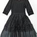 90924B-39A  PRADA BLACK COTTON JERESY DRESS SIZE 2 4 6 PRICE USD