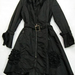 90725C-3A GUCCI BLACK POLYESTER DUSTCOAT SIZE 2 4 6 PRICE USD 49