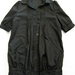 90728C-30A GUCCI BLACK POLYESTER DUSTCOAT SIZE 2 4 6 PRICE USD 4