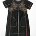 91010A-08  GUCCI BLACK WOOL DRESS SIZE 2 4 6 PRICE USD48