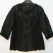 90717C-13A CHANEL BLACK DOUPION SILK&LACE TOP SIZE 2 4 6 PRICE U