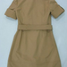 90721A-27 CHANEL LIGHT TAN COTTON&POLYESTER DRESS SIZE 2 4 6(BAC