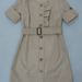 90721A-27A CHANEL BEIGE COTTON&POLYESTER DRESS SIZE 2 4 6 PRICE 