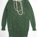 90802A-16   MIU MIU GREEN COTTON JERSEY TOP SIZE 4 6  PRICE USD 