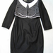 90925B-05  MIUMIU BLACK WOOL&RAYON DRESS SIZE 2 4 6  PRICE USD43