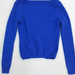 91015A-41  MOSCHINO BLUE WOOLLEN KNITWEAR TOP SIZE 2 4 6 (BACK) 