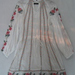 90804A-14 ANNASUI WHITE COTTON&POLYESTER DRESS SIZE 2 4 6 PRICE 