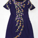 90925B-40A ANNASUI PURPLE WOOL DRESS SIZE 2 4 6 PRICE USD45