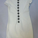 90809A-34 KENZO WHITE COTTON&POLYESTER DRESS SIZE 2 4 6(BACK) PR