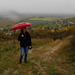 57 Tótgyarmat - Fehér-hegy ( Szlovákia ) esernyővel is készültün