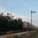 Vonat halad a magyarkanizsai elágazásnál
