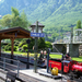 Swiss Vapeur Parc - A California Western vonat az állomáson