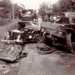 Brit páncélautó és MG szgk. balesete Malaysia 1940
