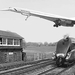 Brit A4 No. 4468 Mallard gőzmozdony és Concorde, Horsforth 1969