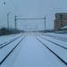 Tél az állomáson.