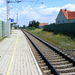 A megállóhely peronja Köpcsény felé nézve.