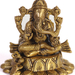 ganesha lakshmi double sided sculpture ro38