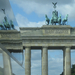 Buszrészlet a berlini Brandenburgi Kapunál