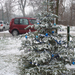 Szabadtéri karácsonyfa